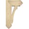 Ekena Millwork Imperial Arts and Crafts Rough Sawn Bracket w/ Offset Brace, Douglas Fir, 8"W x 18"D x 30"H BKT0806X18X30IMP03RDF - alternate 3